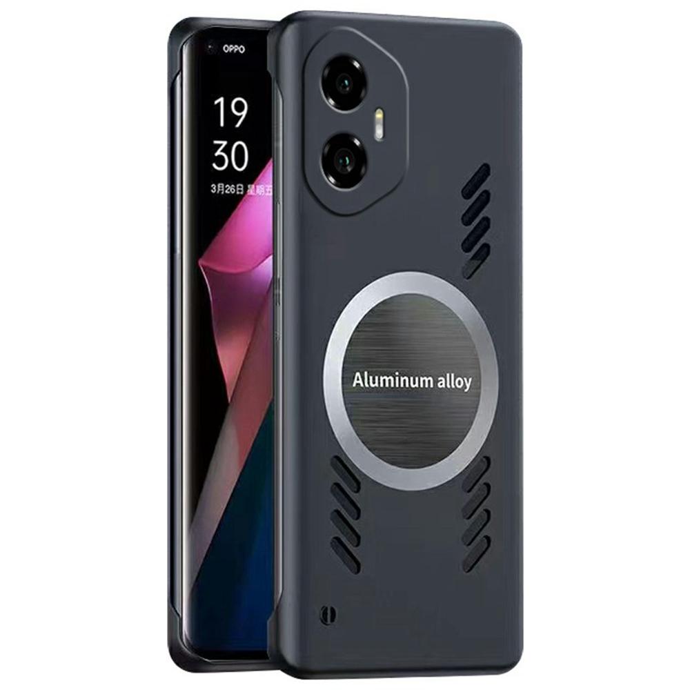 

For Honor 300 Case Hard PC Frameless Heat Dissipation Phone Cover Black