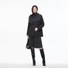 VEROMODA Women's V-neck Double-sided Wool & Cashmere Blend Coat