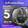 3D Screen Protector for Amazfit Balance 3 Anti-scratch Film Full Coverage Ultra-HD Protective Film (Not Glass) Accessories