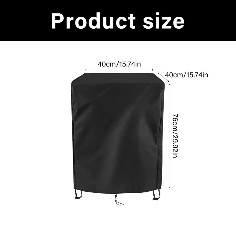 Starke Schutzhülle für Profi-Fritteusen Verstärkter Luftwiderstand 210D Universelles Material Outdoor-Kochzubehör