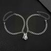 1 Pairs Couple Hold Hands Magnet Bracelets Decoration Friendship Chain Fashion Bracele Valentines Jewelry Gift For Women Me K9t3