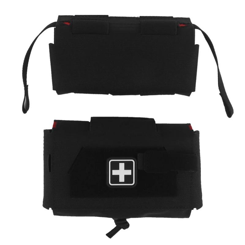 Compact V3 GEN3 Trauma Pouch, Camo MD2 IFAK Tactical First Aid Bag, Medical Utility Pouch For Hunting Vest Plate Carrier Waist Belt Gear