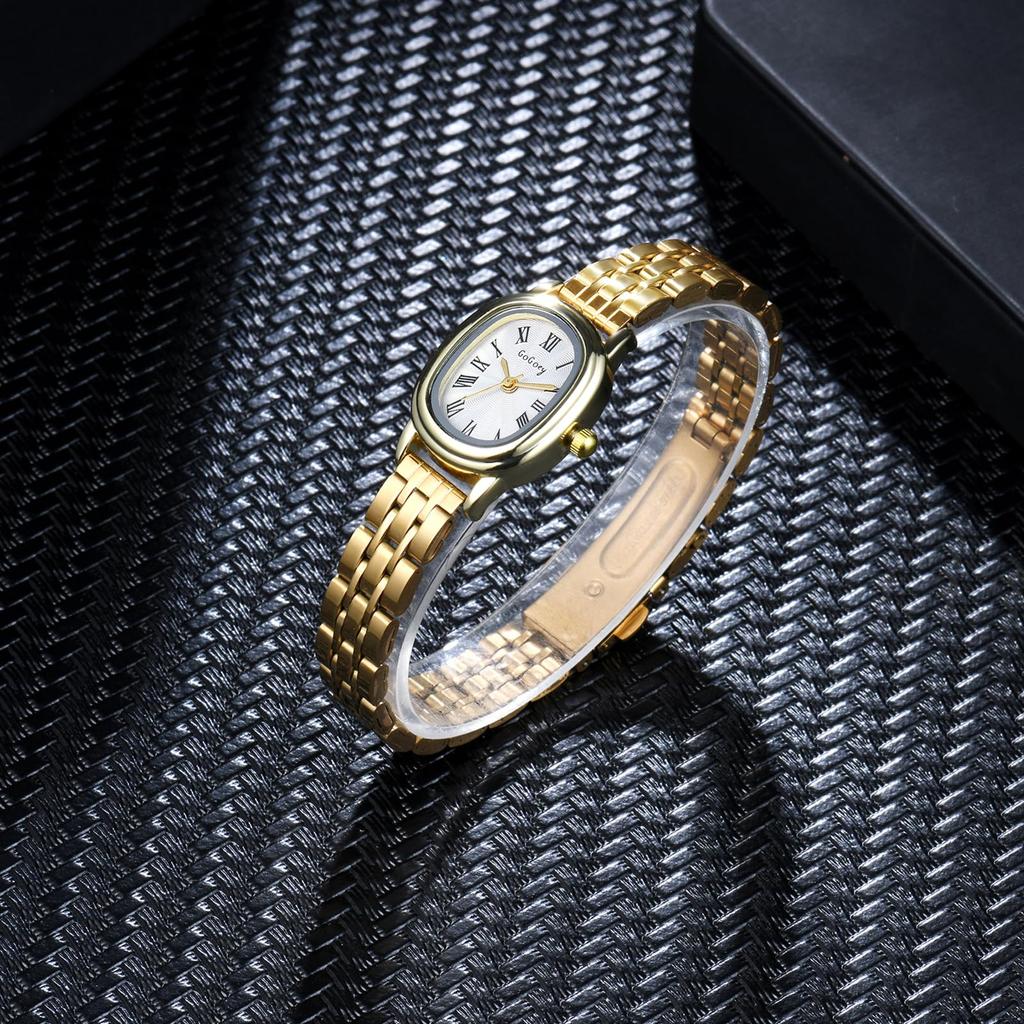 Women's Watch Roman Analog Display Stainless Steel Waterproof Cute Fashion Quartz Watch Gold Tone Ladies Accessories - Birthday Anniversary Mother's