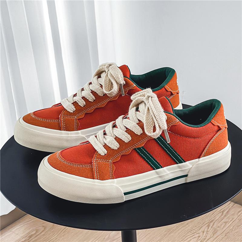 Canvas Men's Shoes Summer Breathable Versatile Niche Design Sense Japanese Casual Board Shoes Junior High School Students Black Sports Tide Shoes