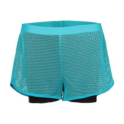 Neo W Cs Shorts Knitted Mesh Striped Elastic Casual Shorts Women Shorts Green DW7730