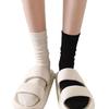 Women's White Mid-Calf Summer and Autumn Seamless Maternity Socks - Trendy, Thin, Ins Style