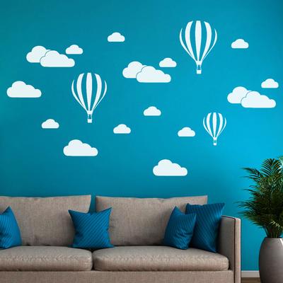 DIY Large Clouds  Wall Decals Children's Room Home Decoration Art