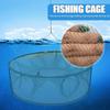 60/80cm Folding Drop Fishing Net Shrimp Catcher Tank Casting Network Fish Eels Trap Cage Prawn Bait Crab Netting Shrimp