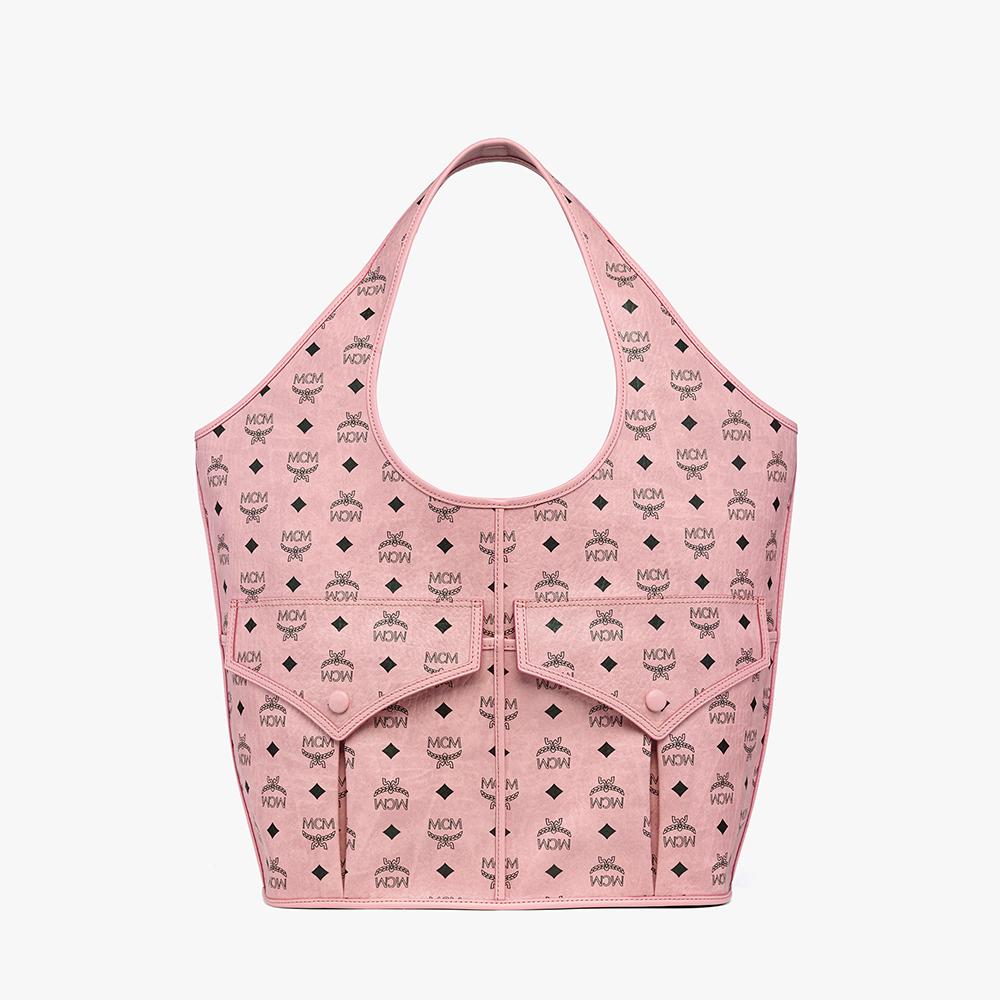 Mcm Leni Visetos Shopper Mwpgsta01Pz