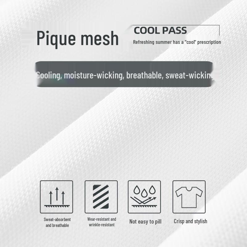 Men's Ice Silk Short Sleeve Polo Shirt