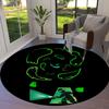 feid Round Area Rug,Carpet Rug for Living Room Bedroom Sofa Playroom Decor,Non-slip Floor Mat