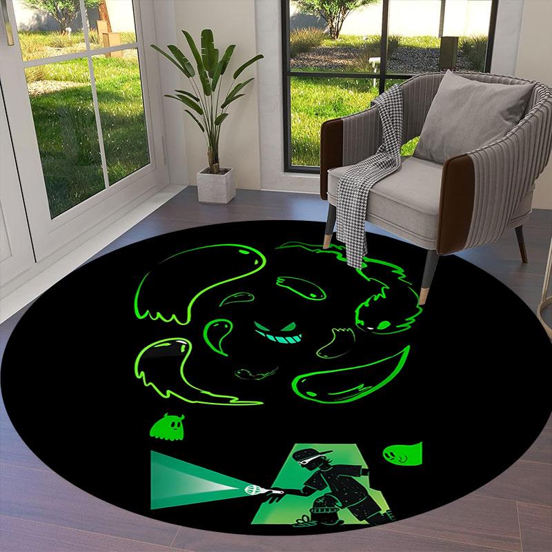feid Round Area Rug,Carpet Rug for Living Room Bedroom Sofa Playroom Decor,Non-slip Floor Mat