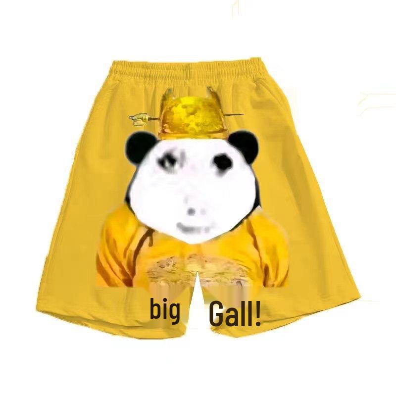 

Creative Luminous Print Loose Couple s Short Sleeve Clothing Set L