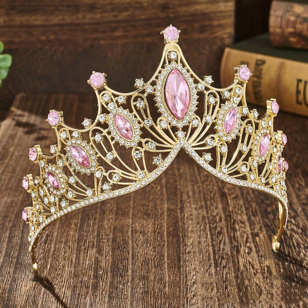 Cosplay Queen Crown Alloy Wedding Tiara Fashion Bridal Crown  Bride