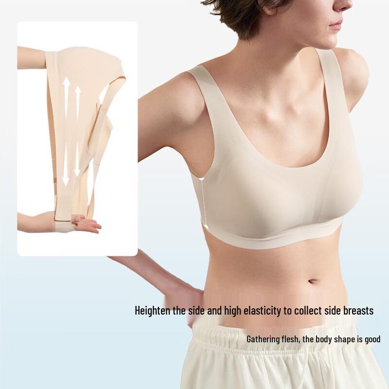 ubras Women s Seamless Wireless Back-Hook Bra One Size