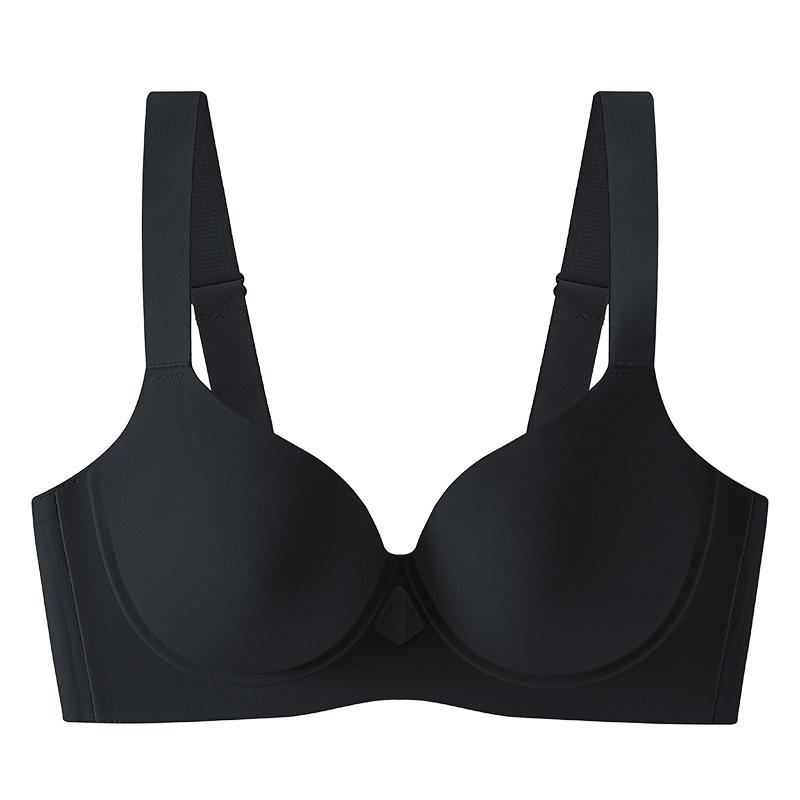 Thin seamless naked feeling large chest display adjustment type anti-sagging lift closed breast bra cover
