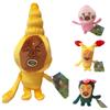 Adorable Peach Jun Plush Toy Cartoon Fruit Doll Soft And Lightweight 20cm Height Perfect Birthday Gift For Girls