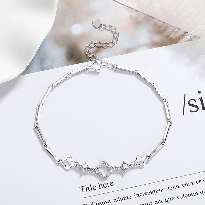 Zwei Karat Prinzessschliff Simulierter Moissanit Armband - Vielseitiger Damen-Beadschmuck