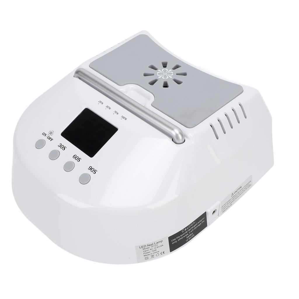 LED Nail Lamp Light with Infrared Sensor with 3 Timers Quick Curing Portable Nail Dryer Lamp for