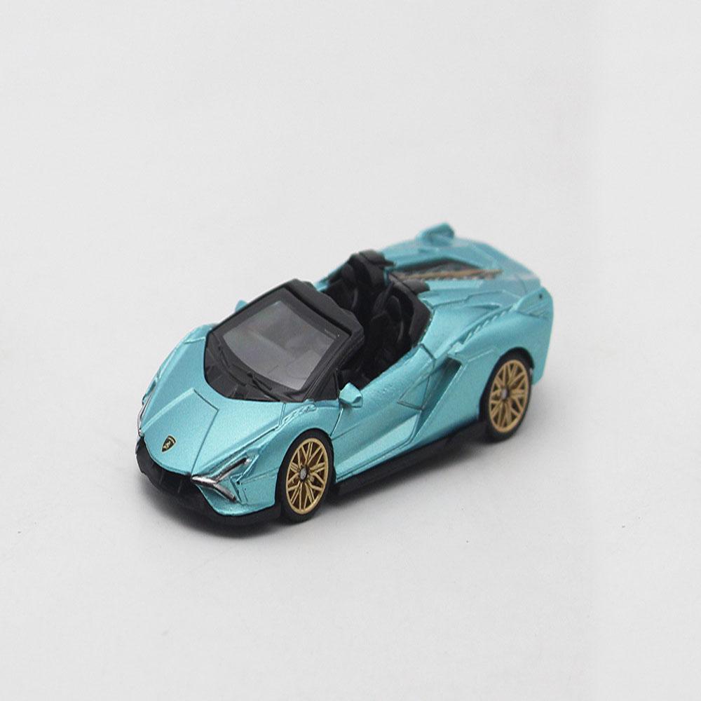 

1:64 Bugatti Divo Aston Martin Valkyrie Valkyrie V12 Rambo Легкосплавный автомобиль синий