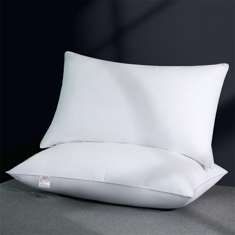 Hotel-Grade Cotton Cover Pillow With Dual-Use Buckwheat Microfiber Fill Soft Support Adults