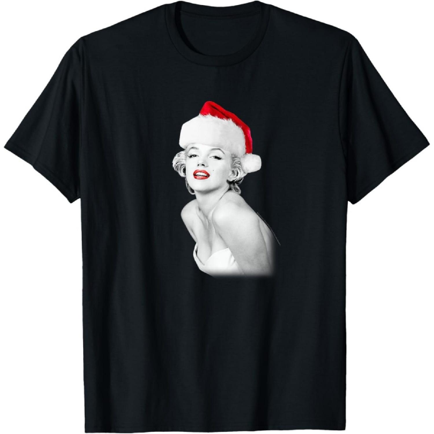 

Marilyn Monroe Holiday Santa Hat T-Shirt XXXXXL чорний