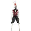 Hanging Skeleton - LITTLE CLOWN - Re23004 - Black - 40 Cm - Plastic
