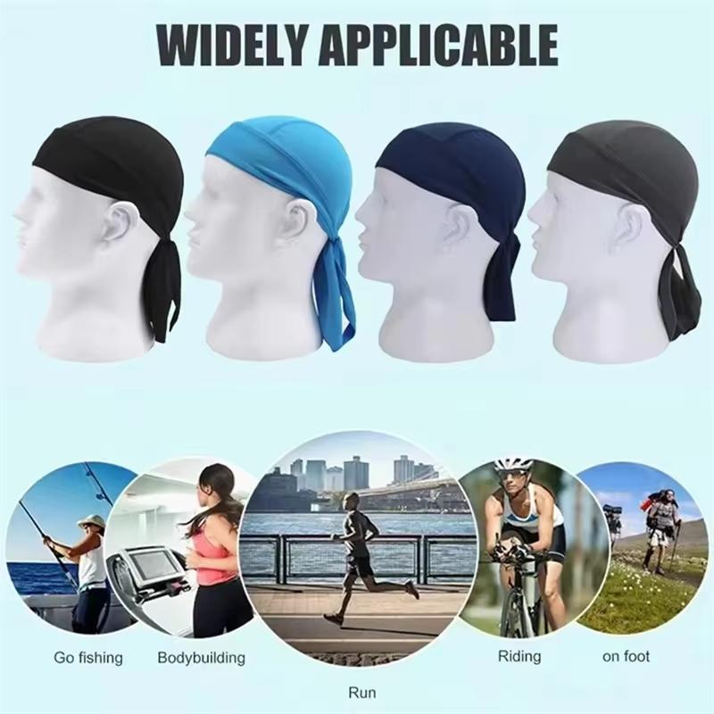 Cycling Quick Drying Pirate Cap MTB Road Bike Riding Cap Unisex Outdoor Sports Hiking Skiing Cycling Headscarf Bicycle Equipment
