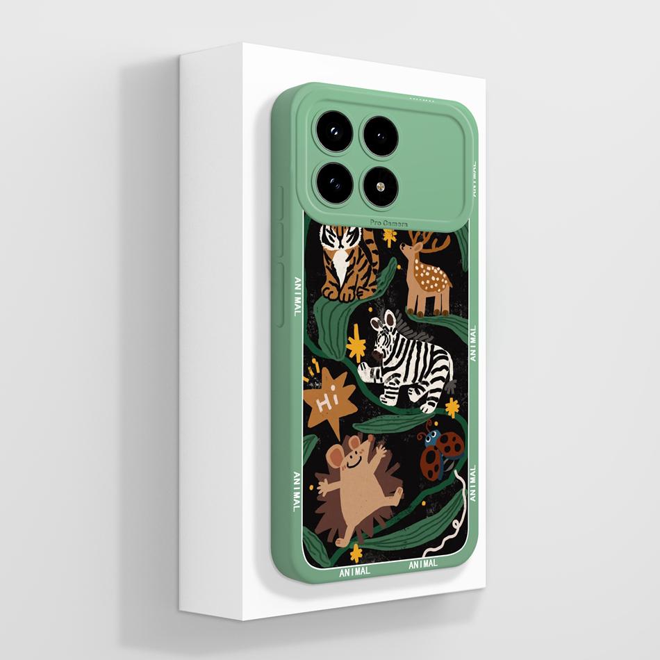 For Poco F8 Pro / F8 Ultra Phone Case Creative Design Lightweight Funda For Poco F 8 Pro F8Ultra Soft Liquid Silicone Shell Capa