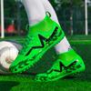 35-46 Kids Football Boots Rubber Soft Sole Short Nails Artificial Turf Leather Youth Kids Football Shoes Men's Sports Large Size Football Shoes