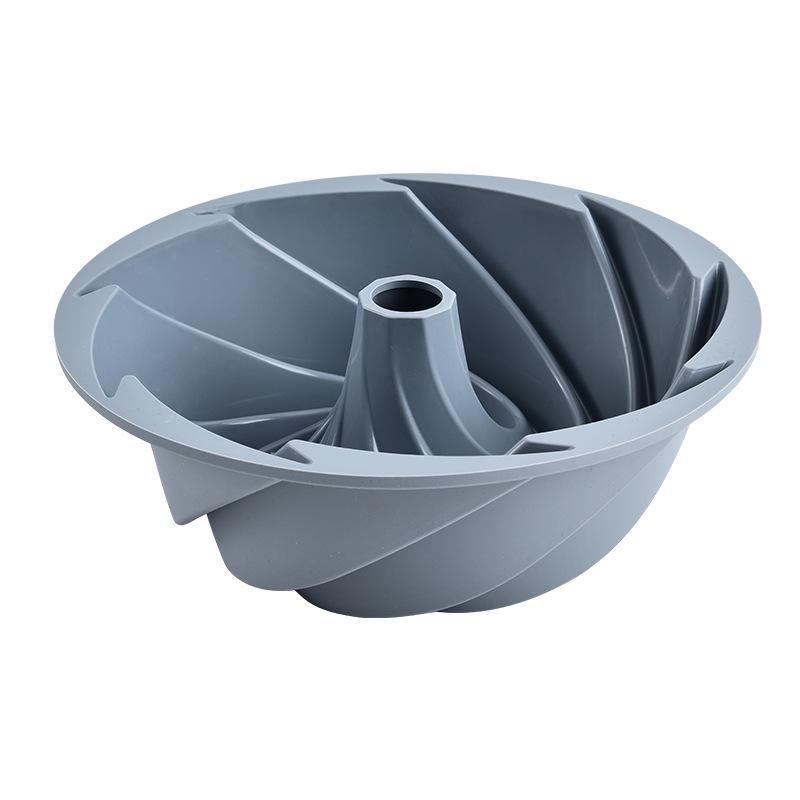 

Форма для торта из шифона из пищевого силикона - Легкосъемный противень Savarin серый