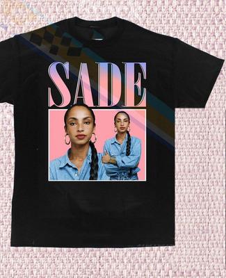 SADE ADU Merch Tour Limited T-Shirt Schwarz Herren Alle Größen Y499 Unisex T-Shirt