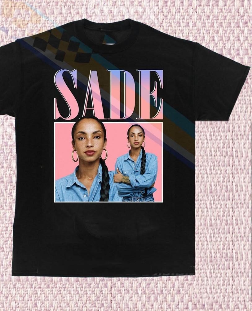 SADE ADU Мерч Тур Ограниченный T-shirt Черный Мужской Все Размеры Y499 Унисекс T-shirt L
