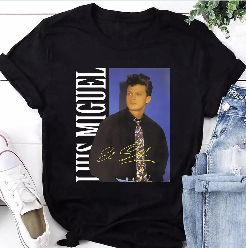 Signature Luis Miguel Vintage 2023 Concert T-shirt size S-5XL XXL
