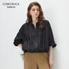 KEMON BOCA Damen Seiden-Reißverschlussjacke