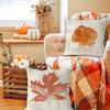Heimdeko Herbstblätter & Kürbisse Dekorative Kissenbezüge Muster Kissenbezug Geeignet für Sofa Schlafzimmer Auto Kissenbezug