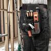 Technician's Clip On Tool Pouch, Waist Work Pouch with 5 Pockets for Electrician