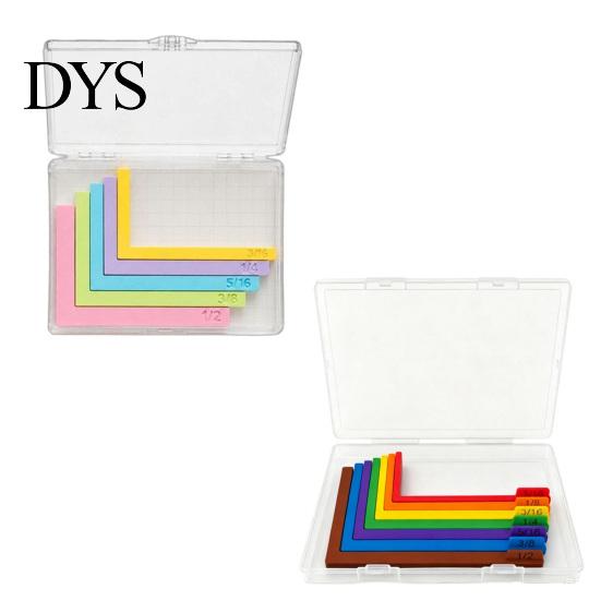 Creative DIY Project Tools 1 Set Paper Crafting Alignment Guides with Case, Color-Coded Plastic Rulers for Crafts Size Tabs, Precision Layering