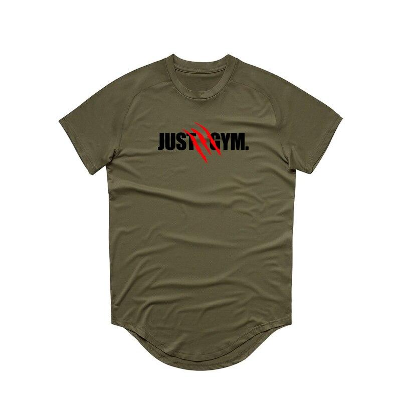 Muscleguys Herren Mesh Running Atmungsaktives T-Shirt Top Sommer Fitness Weiches und glattes Polyester Kurzarm