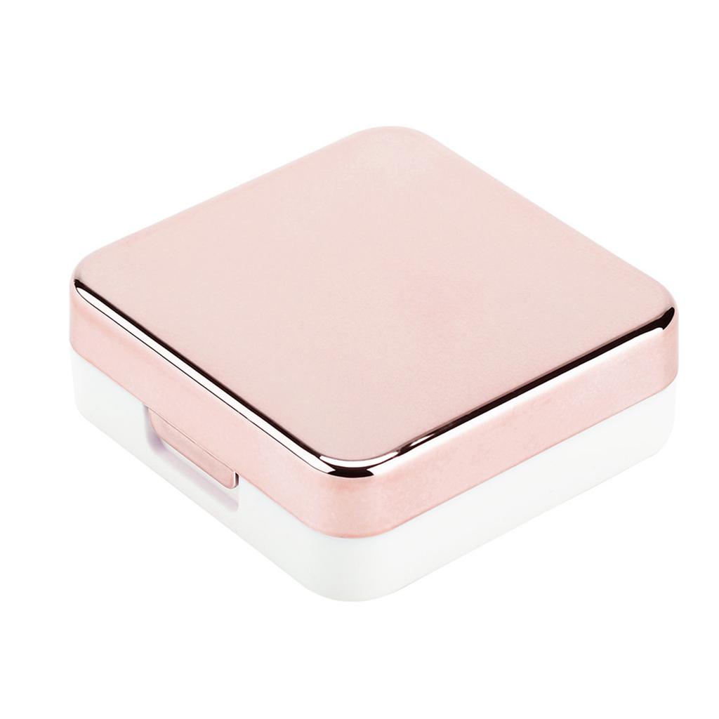 Reflective Cover Contact Lens Case Set Cute Lovely Travel Kit Box