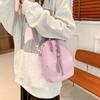 Solid Color Kawaii Itabag Zipper Bag Crossbody Bags Transparent Bags Small Item Bag Storage Bag Shoulder Bag 20cm Doll