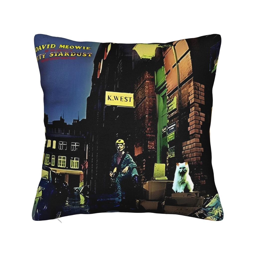 Warm Bedroom Cool Davids Star Bowied Singer Decor Pillowcases Merch  Pillow Covers Zippered Multi-Size