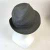 Borsalino/Soft Hat/Gray/Check Pattern/Made in Japan/Vintage Style(USED)