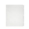 Transparent Frosted Notebook Dividers - 6-Hole A5 A6 A7 Planner Index Pages, Loose-Leaf