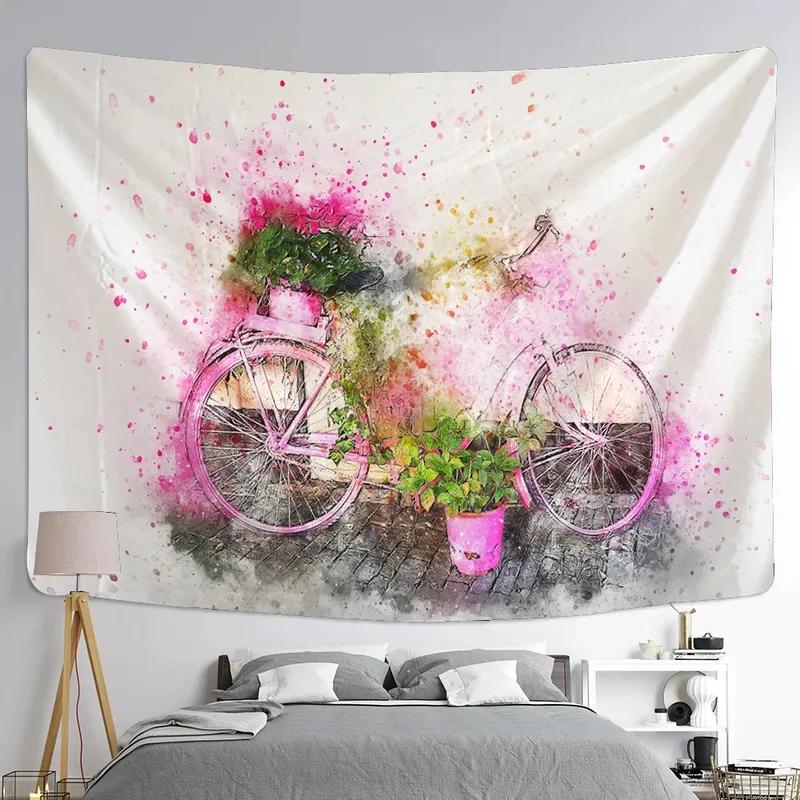 Животное Акварельная живопись Декоративный гобелен Офис Гостиная Украшение Дома Настенный — фото 16