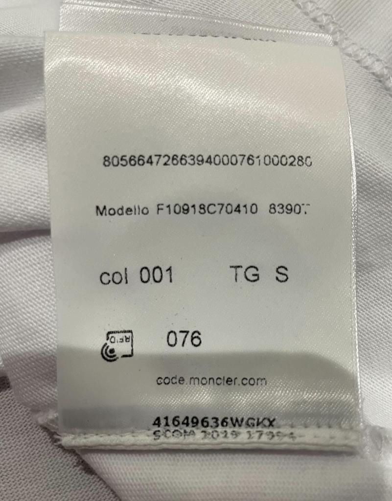 Used MONCLERShort Sleeve T-shirt Mens