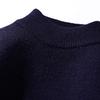 Mao Ren Men's Gradient Warm Knit Mock Neck Long Sleeve Tee