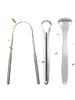 3PCS Tongue Scraper, Stainless Steel Tongue Scrapers, Tounge Scraper Cleaner, Professional Tongue Brush,Tongue Coating Remover