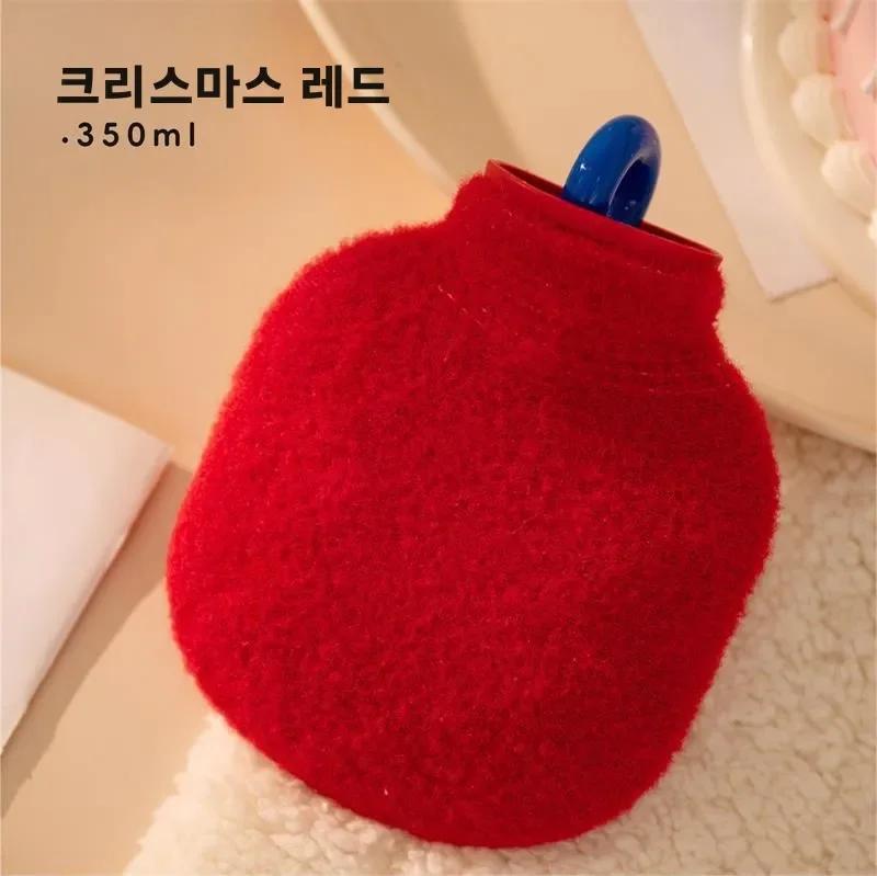 Warm Belly Hot Water Bottle 350/800ML Water Filling Bag for Women Hands Feet Warmer Portable Heat Retention Comfort Water Bottle