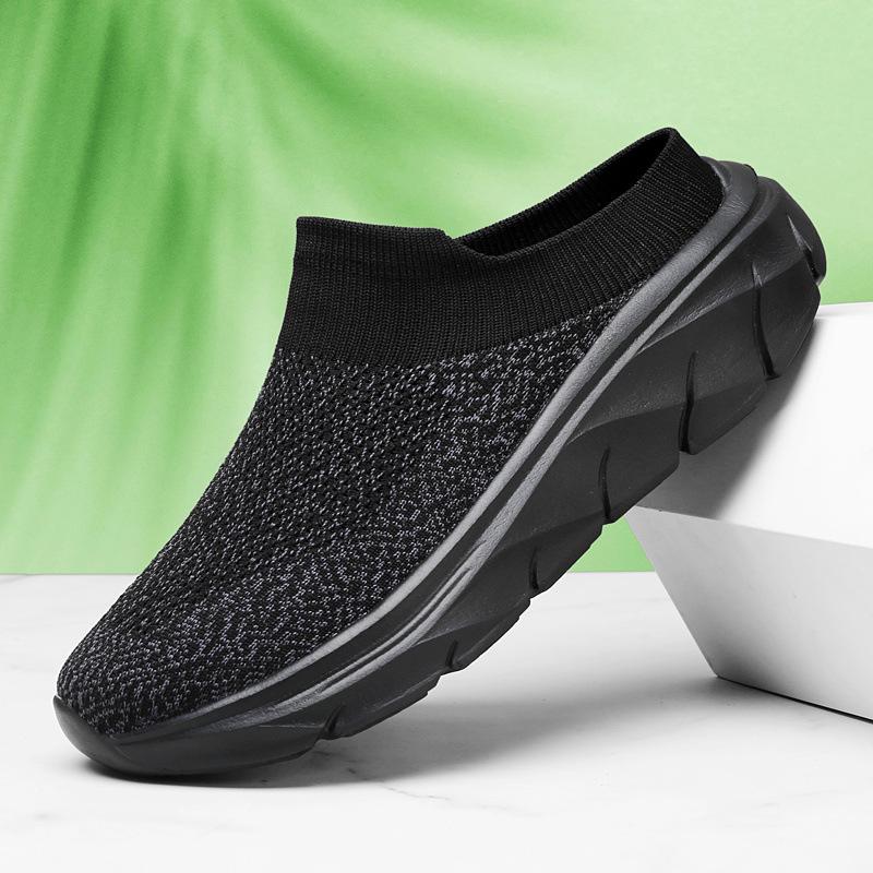 Chinelos Masculinos Novos de Verão Respiráveis para Casa e Interior Chinelos Masculinos com Solado Grosso Slides Calçados de Caminhada da Moda Masculinos chanclas de hombre